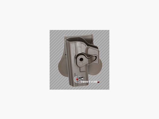 Holster ceinture rigide pistolet G series pour gaucher finition FDE