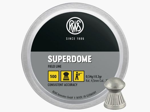 RWS Superdome pellets 4.5 mm 0.54 g 500 pcs