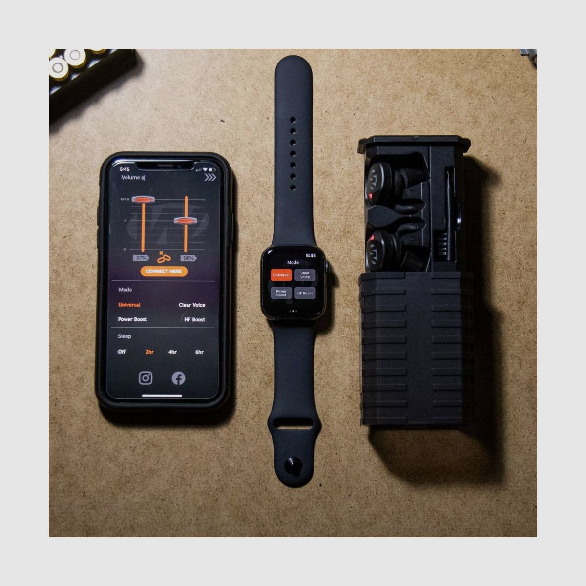 Walker's – Tapones auditivos activos Silencer 2.0 R600 – Negros – GWP-SLCRRC2, imagen 6 de 7