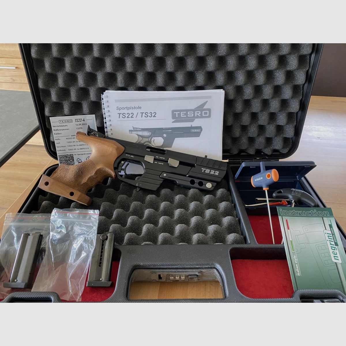 Sportpistool TESRO TS22-4 Pro Kal. .22lr