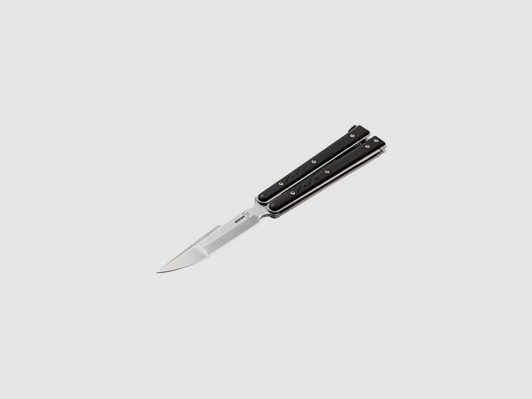 BALISONG TACTICAL SMALL LAME 88MM MANCHE G10 CLIP