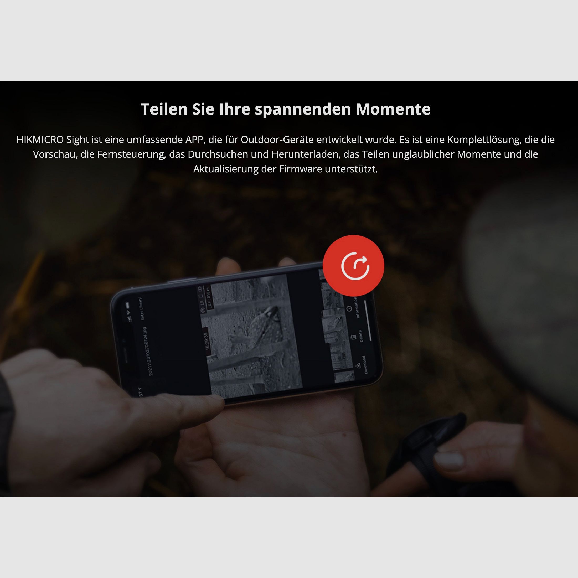 Hikmicro 50-2-085 Clip-On Thunder TQ35C 2.0 Wärmebildvorsatzgerät 640 x 512 12µm weniger als 20 mK