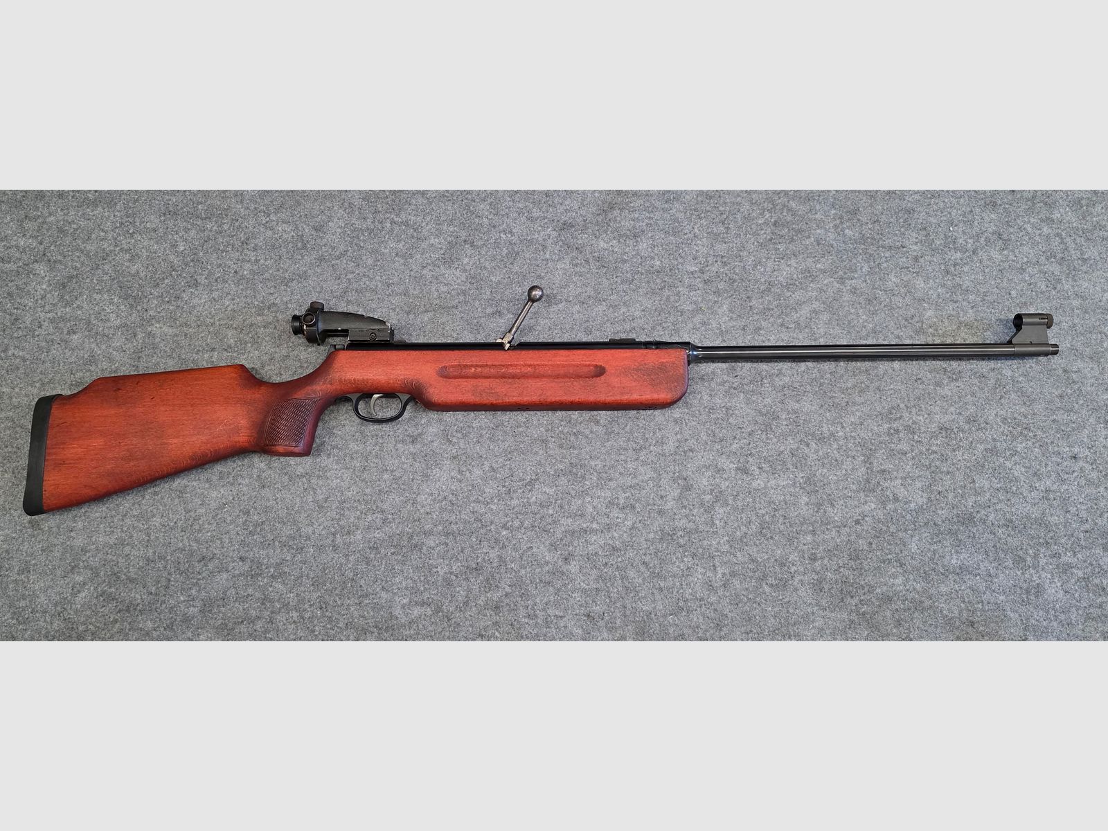 Q1 Slanted grain tunnel holder Haenel Mod. 3.112 with diopter and fine trigger loader cal. 4.5mm Diabolo 311 - 2