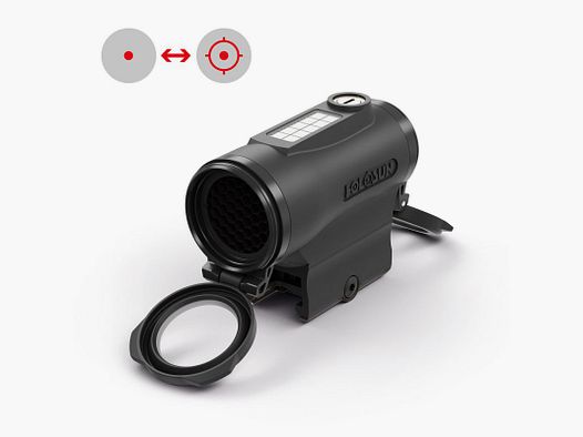 Holosun Reflexvisier HE530C-RD mit rotem Wechselabsehen: 2MOA Dot & 65MOA Circledot