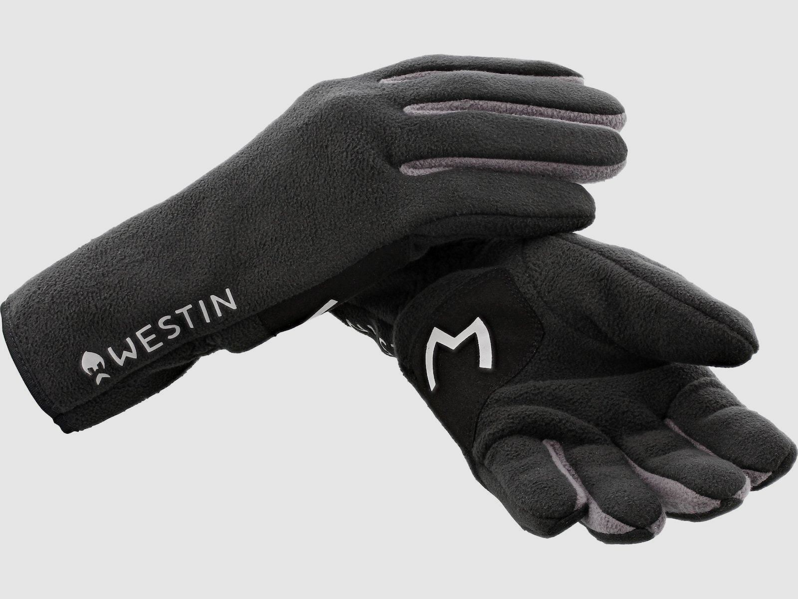 Westin Full Fleece Gloves M Carbon Black