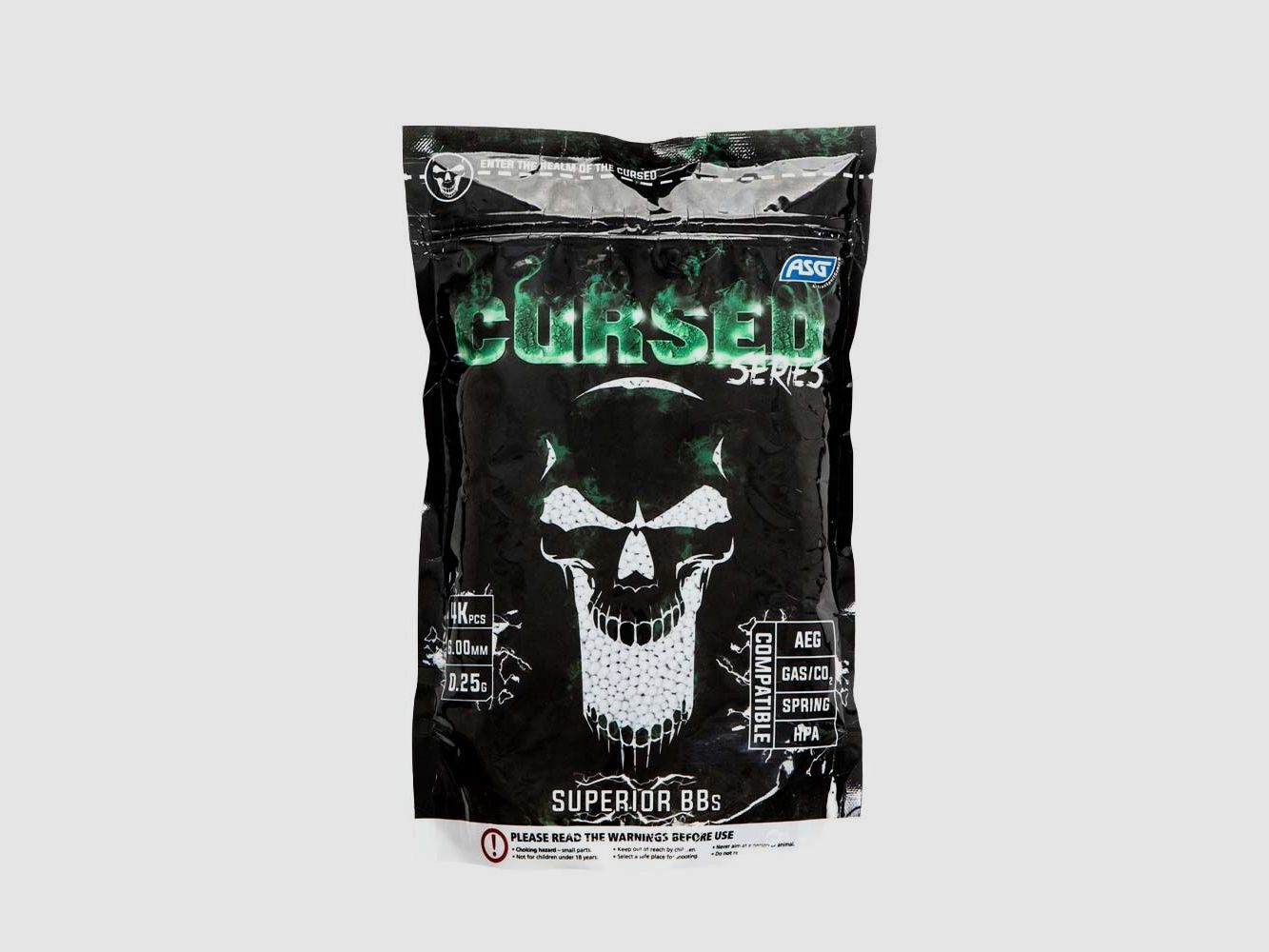 ASG Cursed Series Airsoft BB 6mm BB / 0,25 g / 4000 Stk