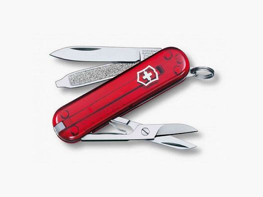 Victorinox Classic Rot Transparent