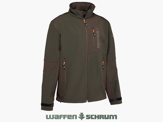 Percussion Softshelljacke Grün/braun
