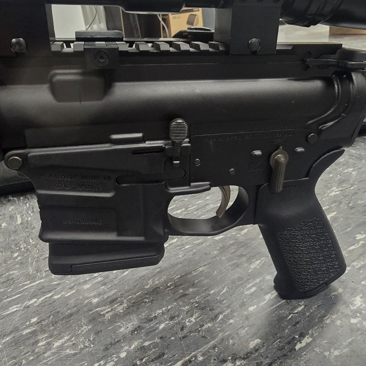 Savage MSR .223 z dwójnogą i lunetą Bushnell Banner 4-16x44