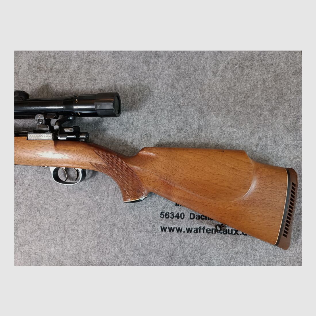 Waffen Grunder Thun	 Mauser K98 im schweizer Kaliber mit ZF Diavari D 1,5-6x42