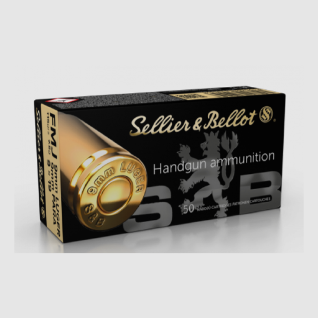 9mm Para S&B FMJ 115gr VE50