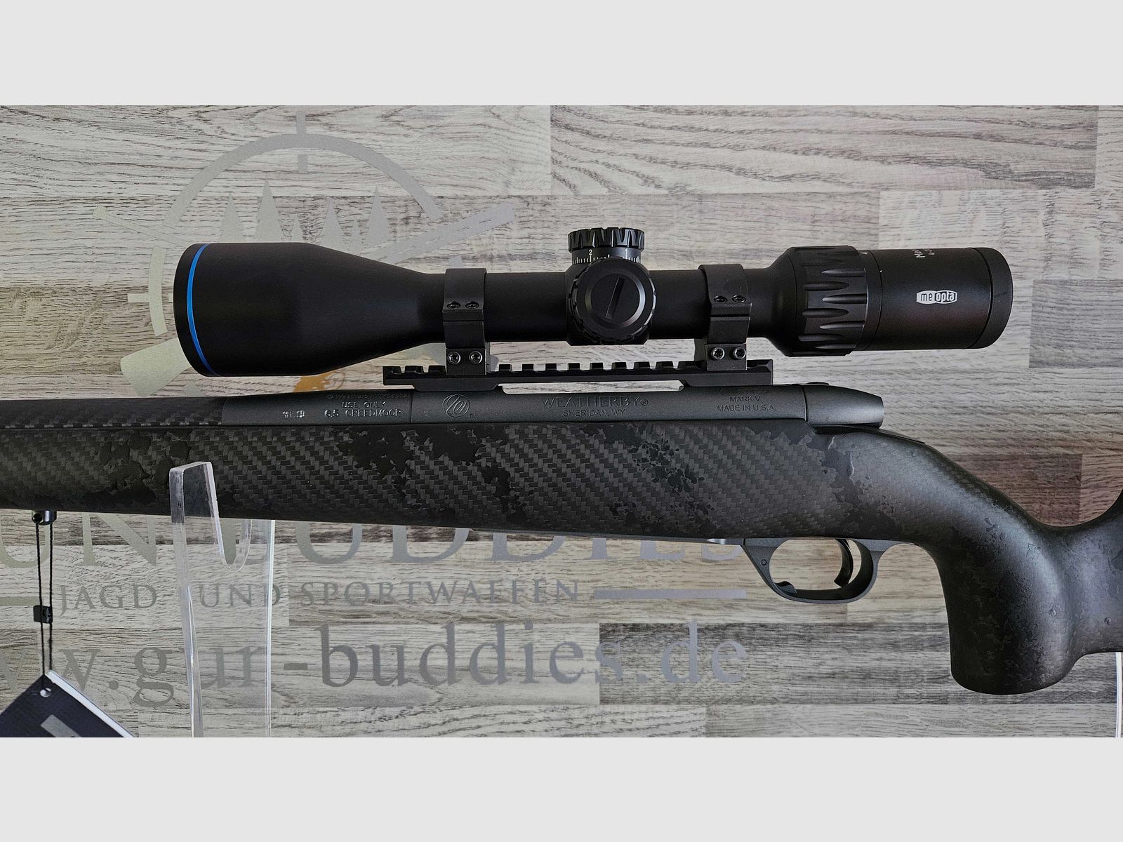 Weatherby Mark V Live Wild Carbon Bastion 6,5Creedmoor - set completo - nuovo dal dealer, immagine 6 di 6