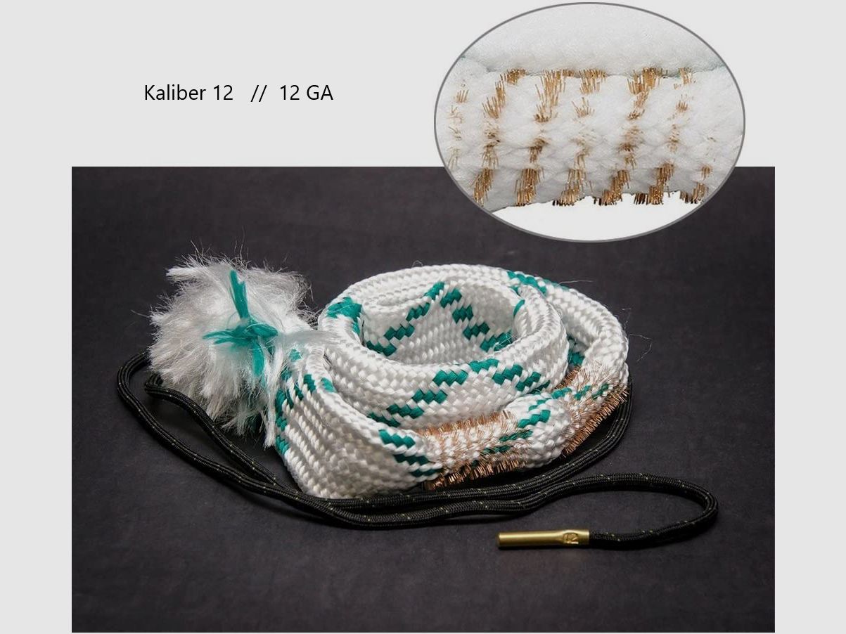 Waffenreinigung  Boresnake Laufreiniger  Reinigungsschnur Putzschnur verschiedener Kaliber