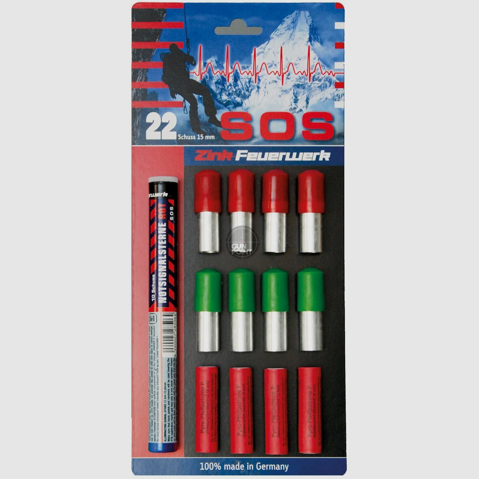 ZINK Effektmunition - SOS Sortiment 22 tlg.