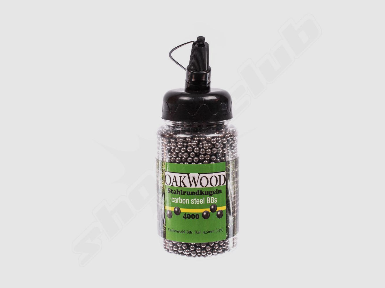 Oakwood Carbonstahl Kugeln BB 4,5mm .177 Co2 Waffen - 4000 Stk.