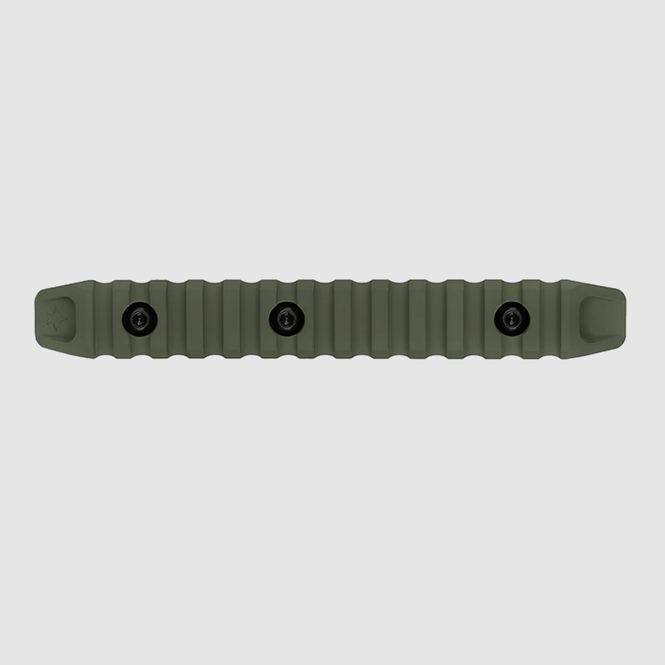 Szyna M-LOK do Picatinny Aluminium, 13 Slot Ścięta OD Green CRC 9025 - Kruk