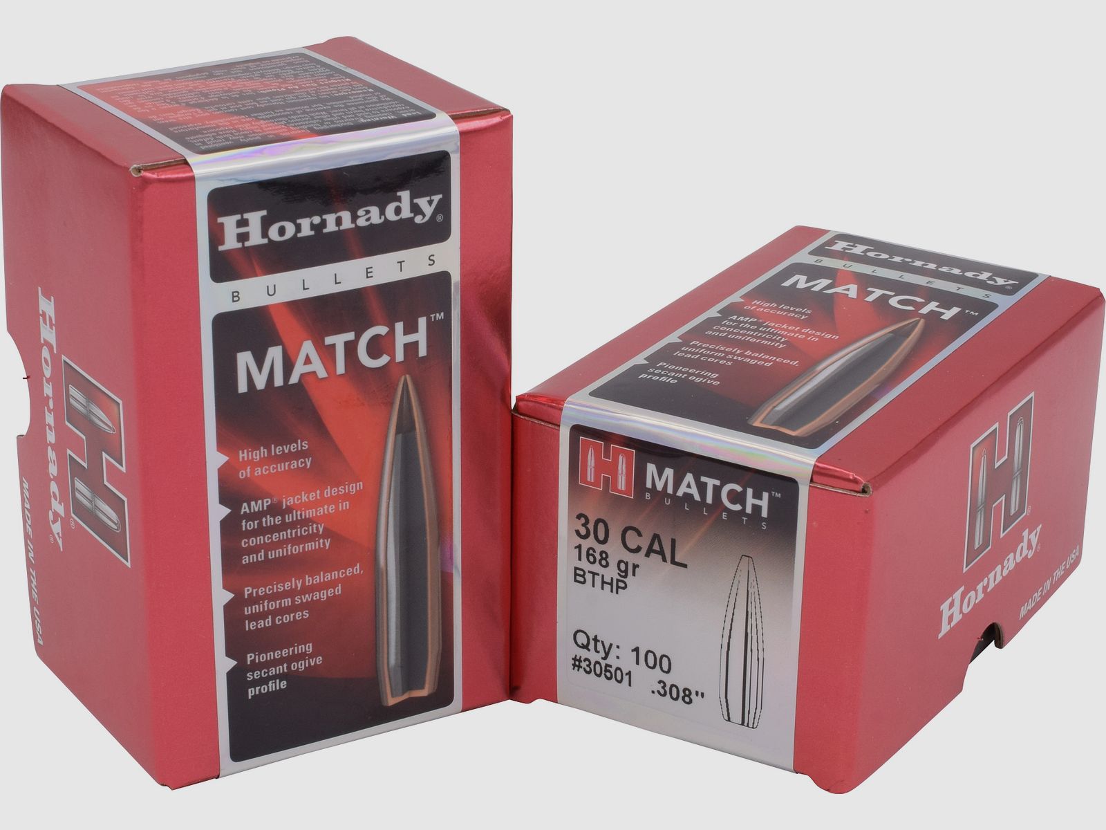Hornady Match BTHP 308Win 168grs