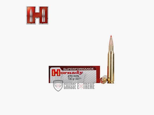 20 cartuchos HORNADY Superformance 270 Win 130 Gr Sst