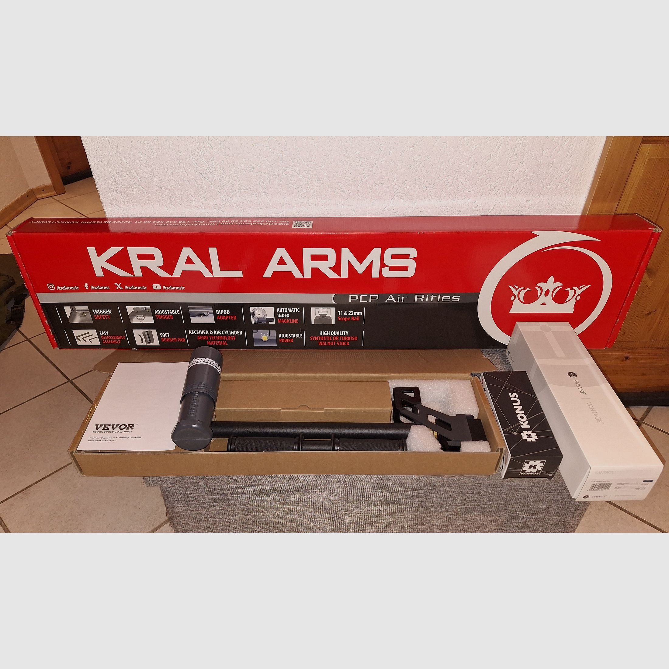 Kral Arms Puncher Nish Complete Equipment