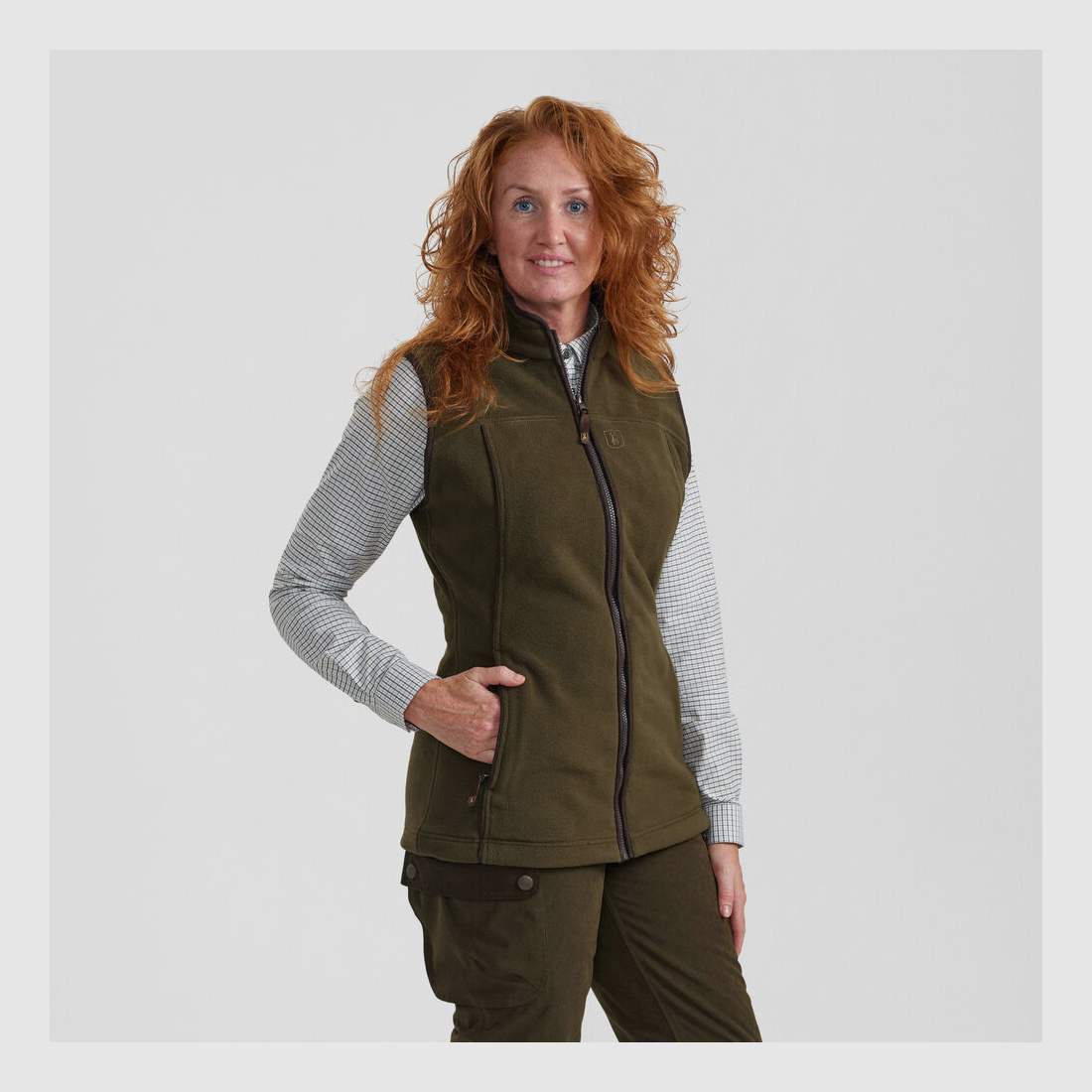 Lady Eagle Fleeceweste - Tarmac Green – Kleidergröße Damen: 40