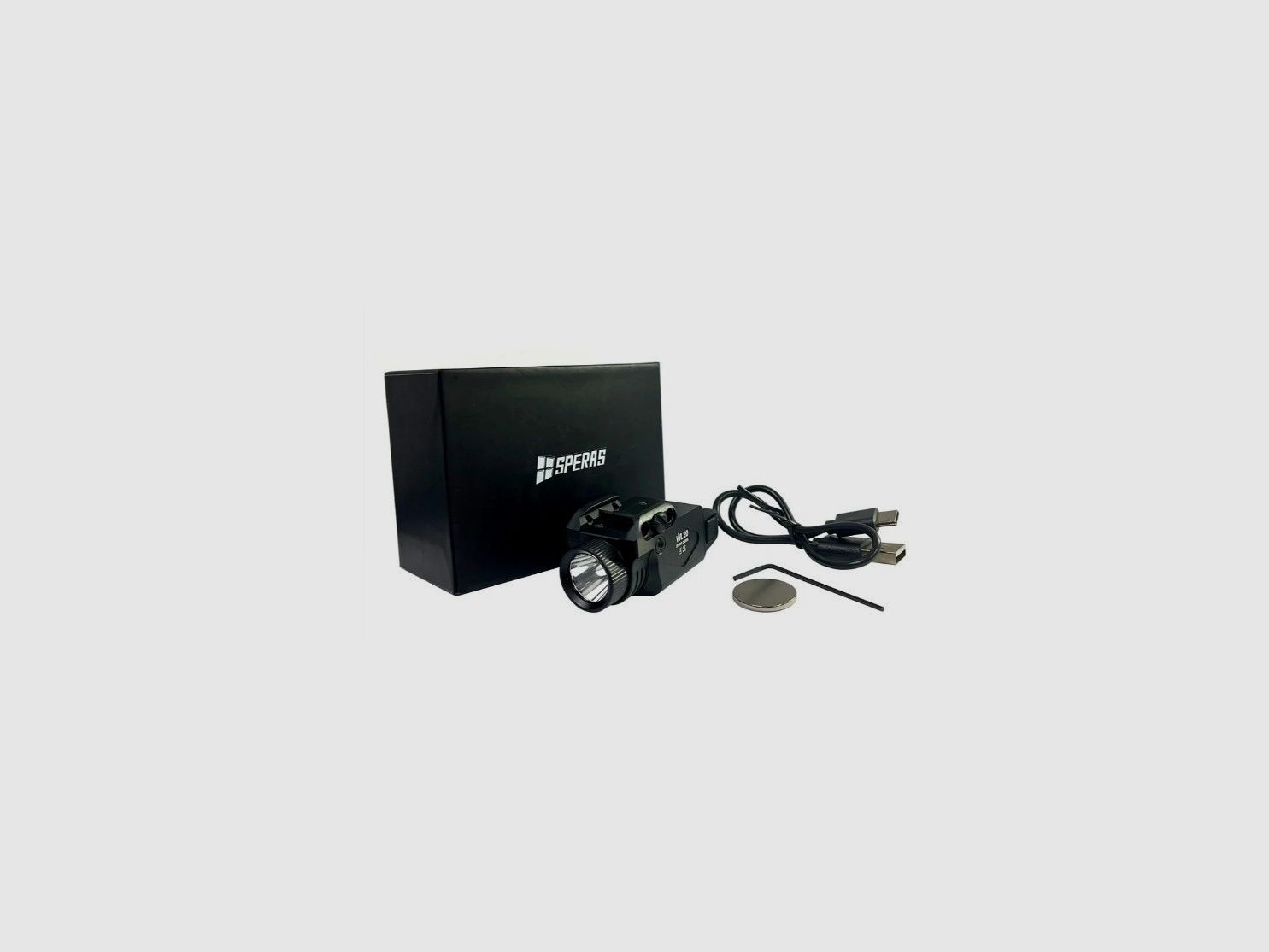 SPERAS WL20 Taschenlampe für Pistole 500LM TYPE-C, Bild 1 von 3