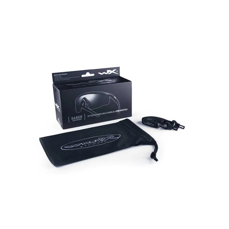 Tactische bril Wiley X SABER ADV met twee lenzen Smoke/Clear Matte Black Frame - 317, afbeelding 3 van 7