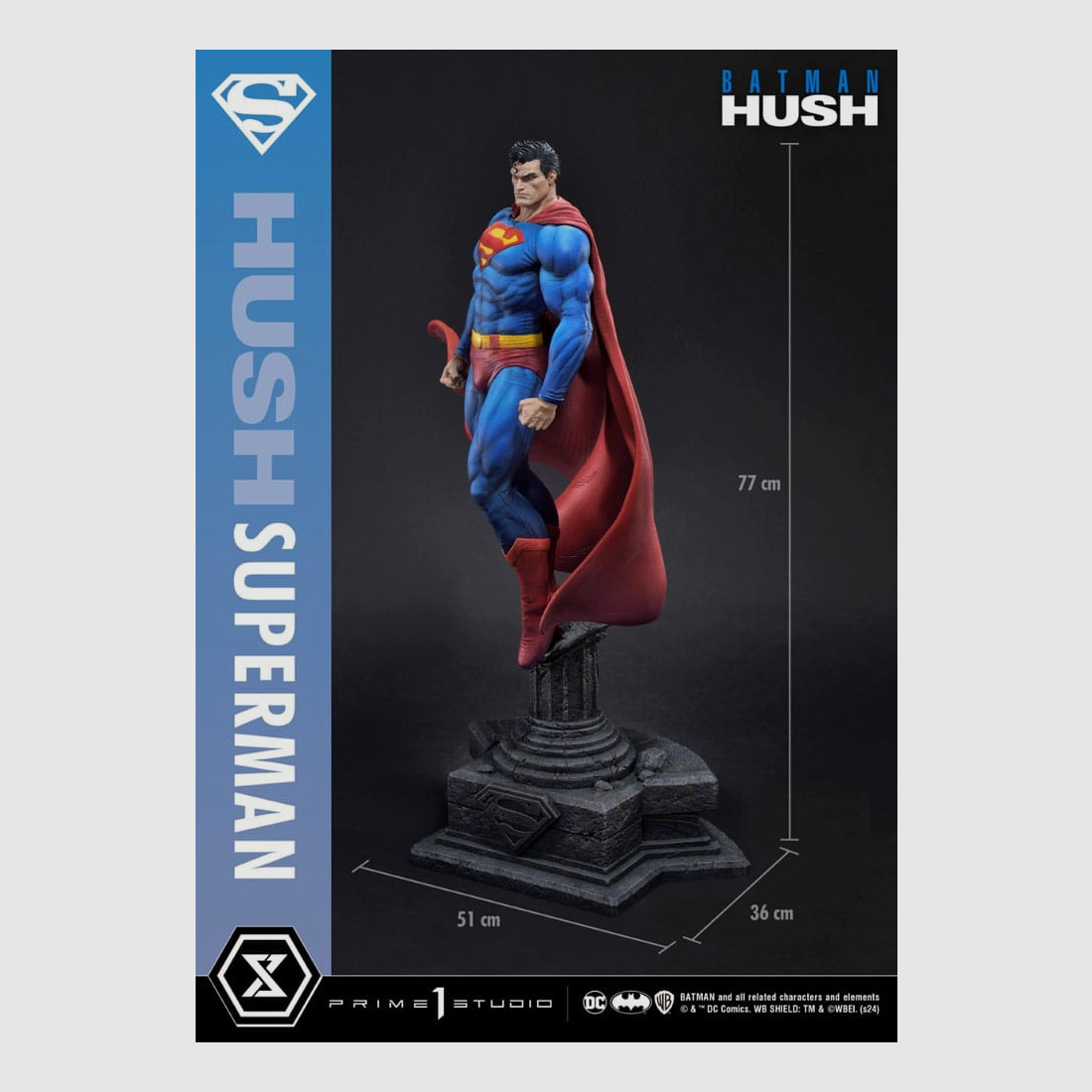 DC Comics Premium Masterline Series Statue 1/4 Batman: Hush (Comic) Superman Bonus Version 77 cm | 43365
