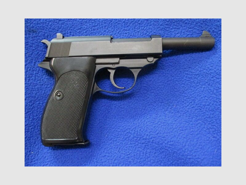 Pistole Walther Ulm P38 mit verstärktem Griffstück P38