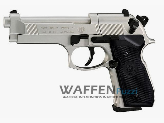 Beretta 92 FS CO2-pistool 4,5 mm diabolo, verchroomd