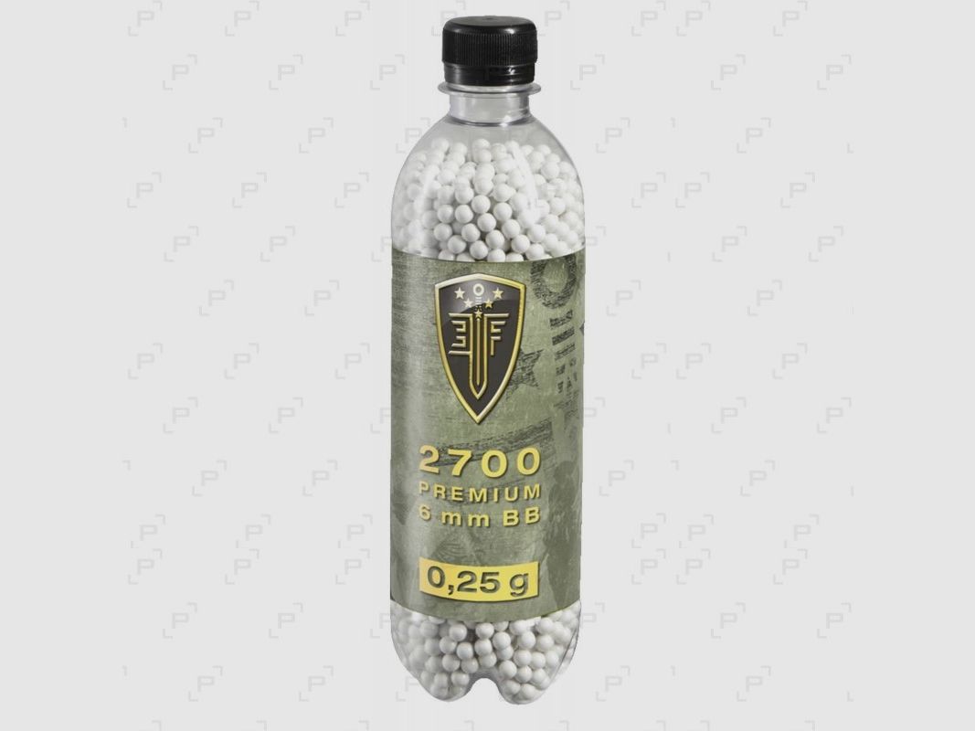 Flasche mit 2700 Kunststoffkugeln Airsoft ÉLITE FORCE PREMIUM Kaliber 6 mm