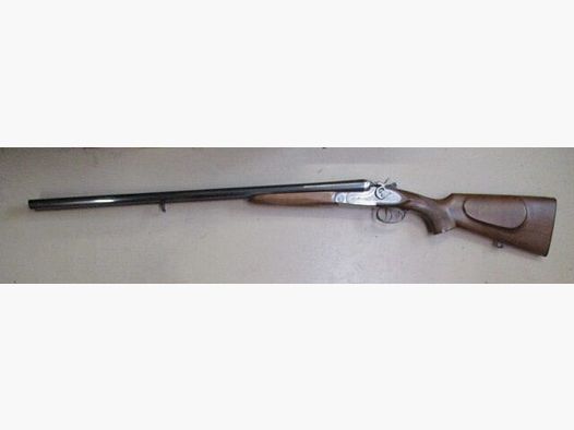 Spanish double-barreled shotgun with side locks