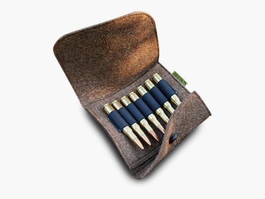 Felt cartridge case, box