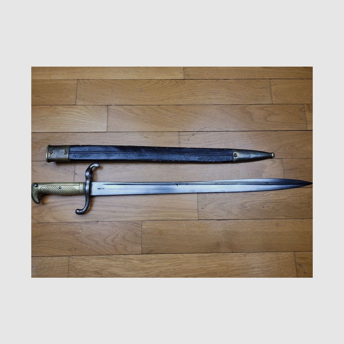 Baionetta del Fuciliere 1860 – Fanteria di Marina Prussiana – con numero – W68 "Clauberg + Chevalier" – TBE, immagine 7 di 17