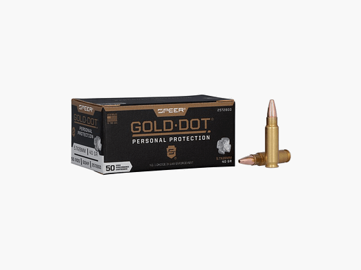 SPEER – GOLD DOT | PERSONAL PROTECTION | 5.7x28MM | GDHP | 40GR | 50 RDS