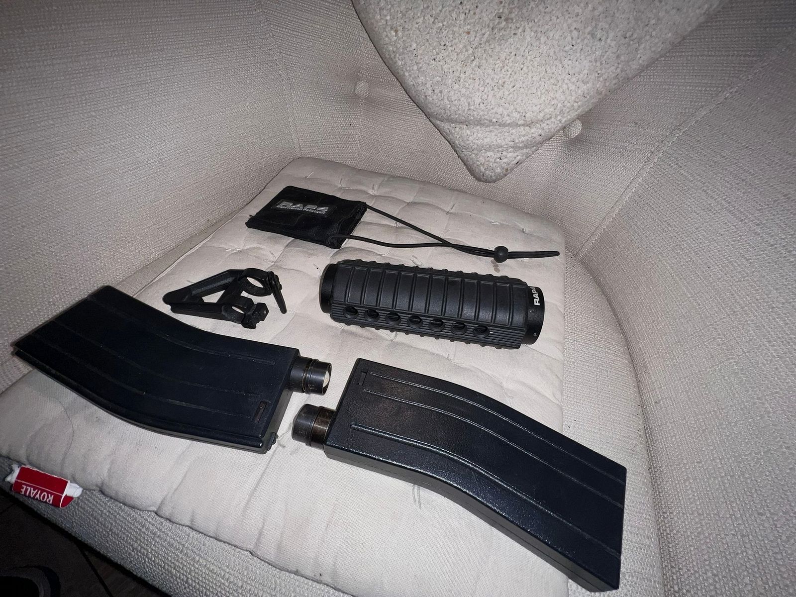 Rap4 t68 Set parts original m4 handguard ar15 triangle rear sight barrel sock 2 magazines cal .68