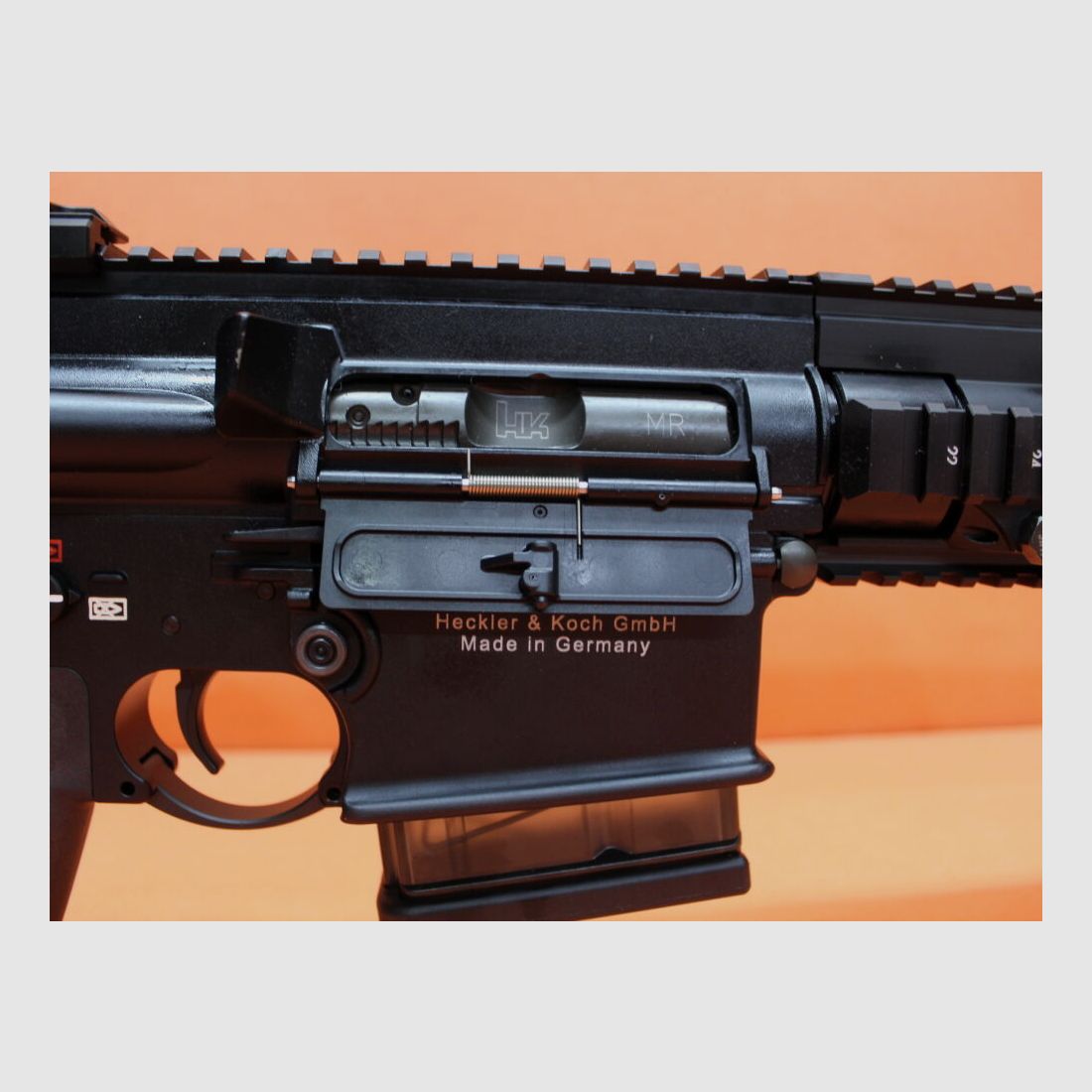 Heckler&Koch Ha.Büchse .308Win Heckler&Koch/H&K MR308 A3 28 16,5" Lauf Schwarz, Gas-Piston-System HK417/G28