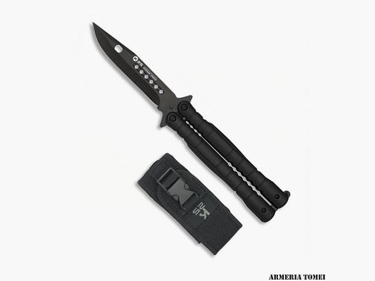 Knife – RUI K25 02131 Balisong Black Handle Blade 10.3 cm