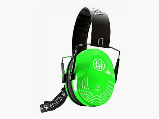 Casque Beretta Earmuff vert fluo