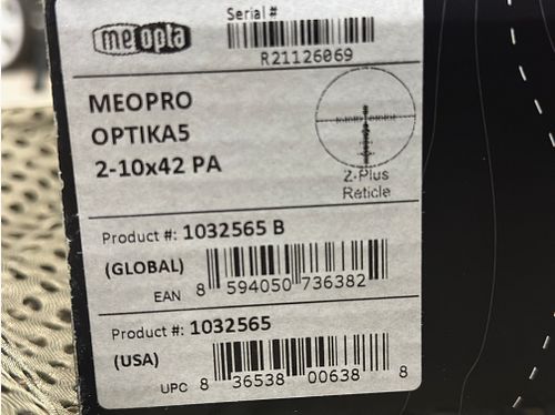 Meopta MeoPro Optika5 2-10x42 PA OVP