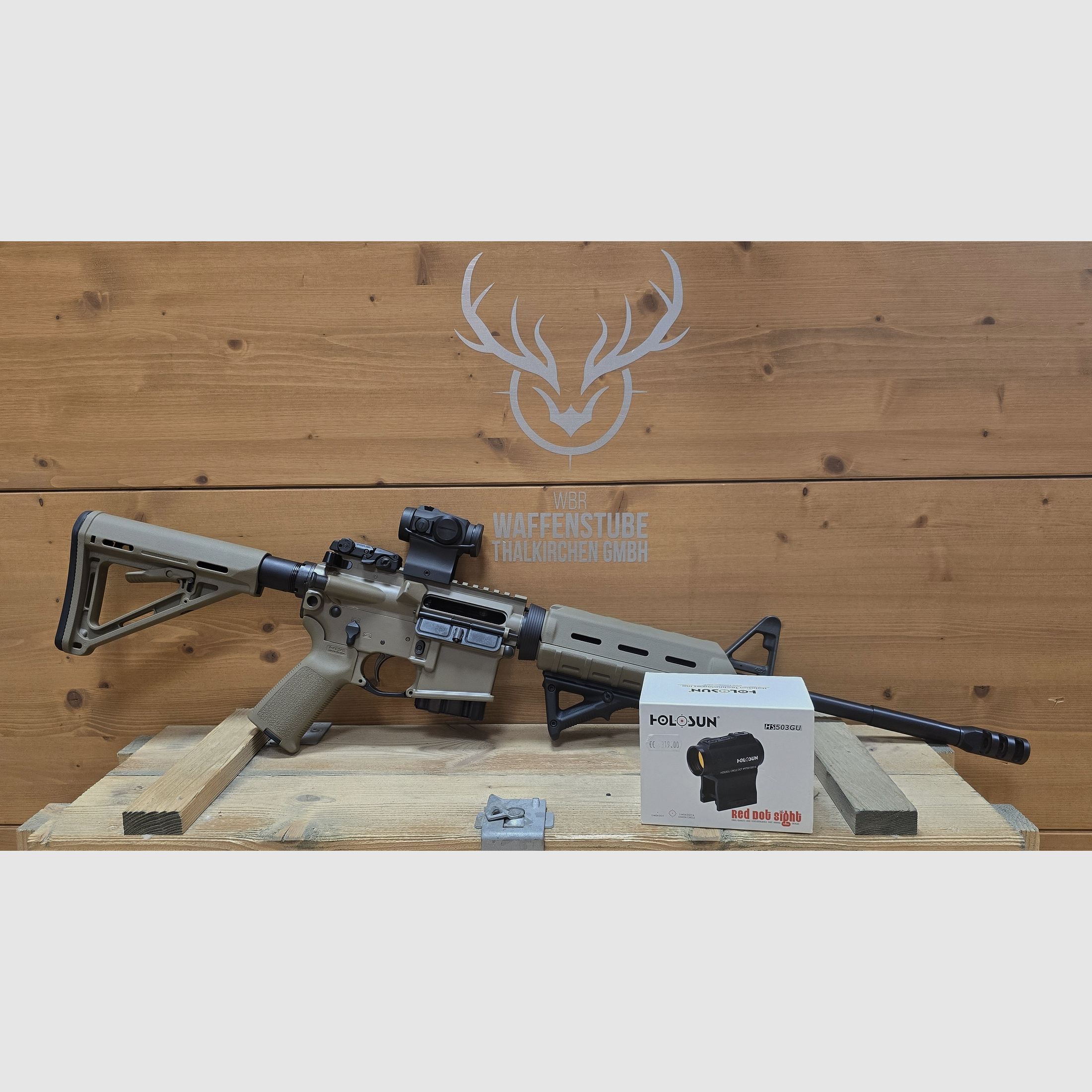 Sig Sauer M 400 Sport FDE im Kaliber .223 Rem. inkl. Holosun 503GU