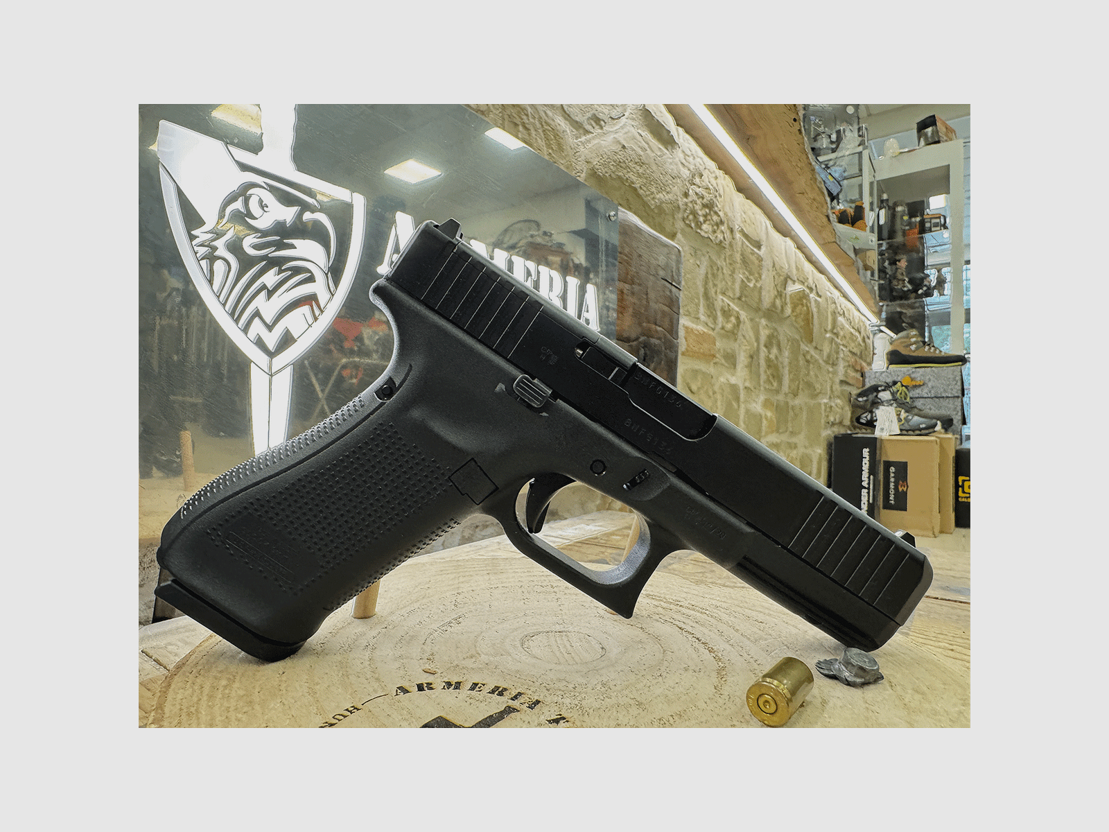 GEBRAUCHT – PISTOLE – GLOCK MOD. 17 GEN 5 FS MOS Kal. 9×21, Bild 4 von 5