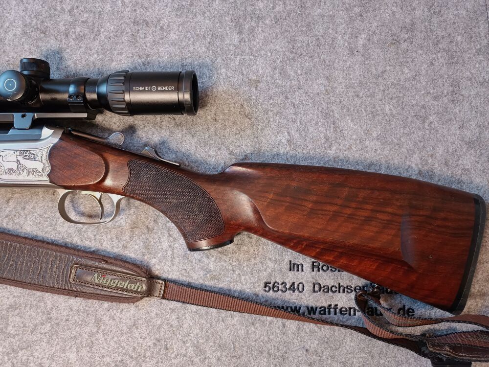 Merkel Suhl B3 Jagd Bockdoppelbüchse mit ZF S&B Zenith 1,5-6x42