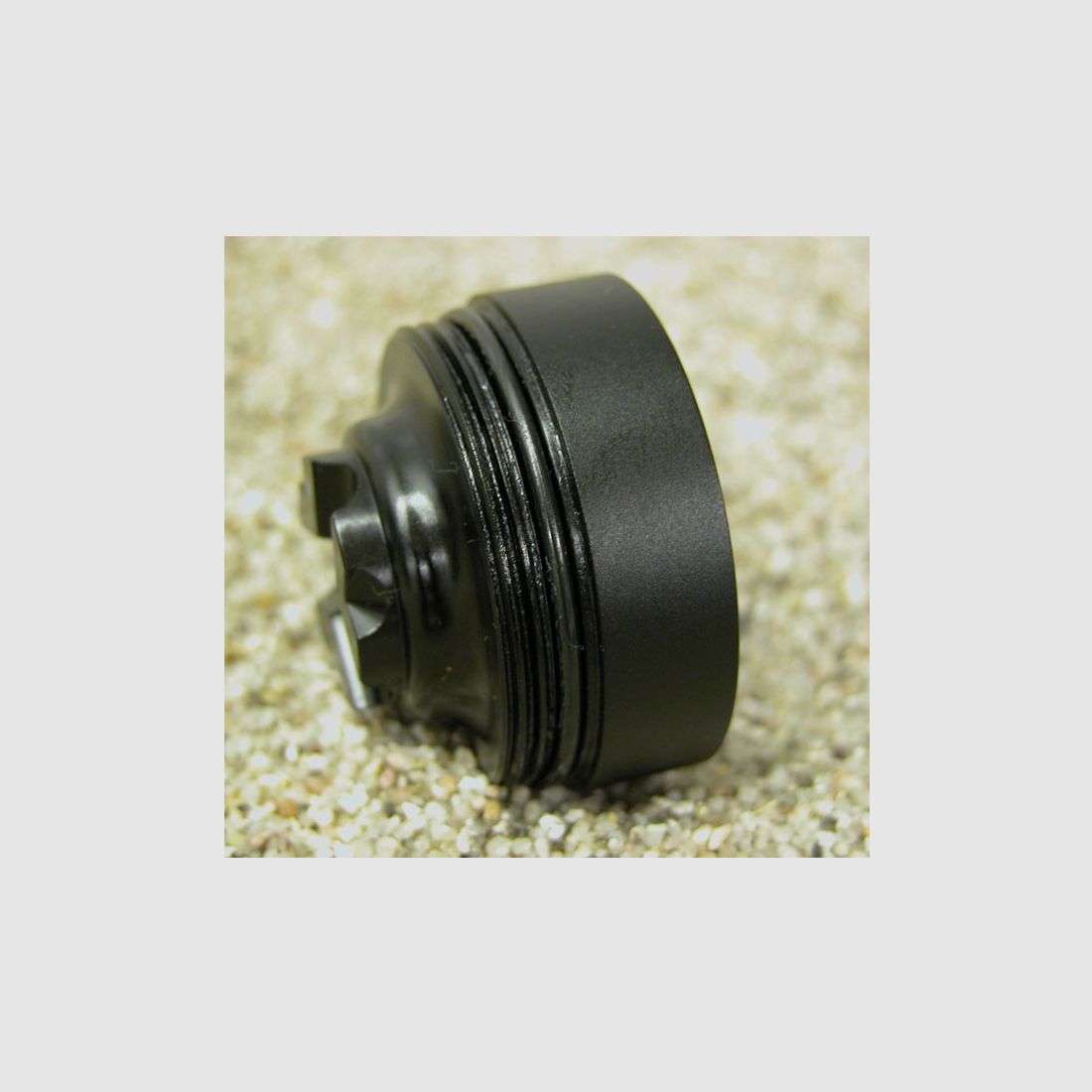 Ersatzlamelle "SlimLine" ALU SCHWARZ Kal. .223Rem bis .338 Lapua Magnum, bzw. auch fr VESPULA "F"-Luftdruck-Schalldmpfer bis 5,5mm zu verwenden. Bis Kal. .223 auch "F"-bis 5,5mm