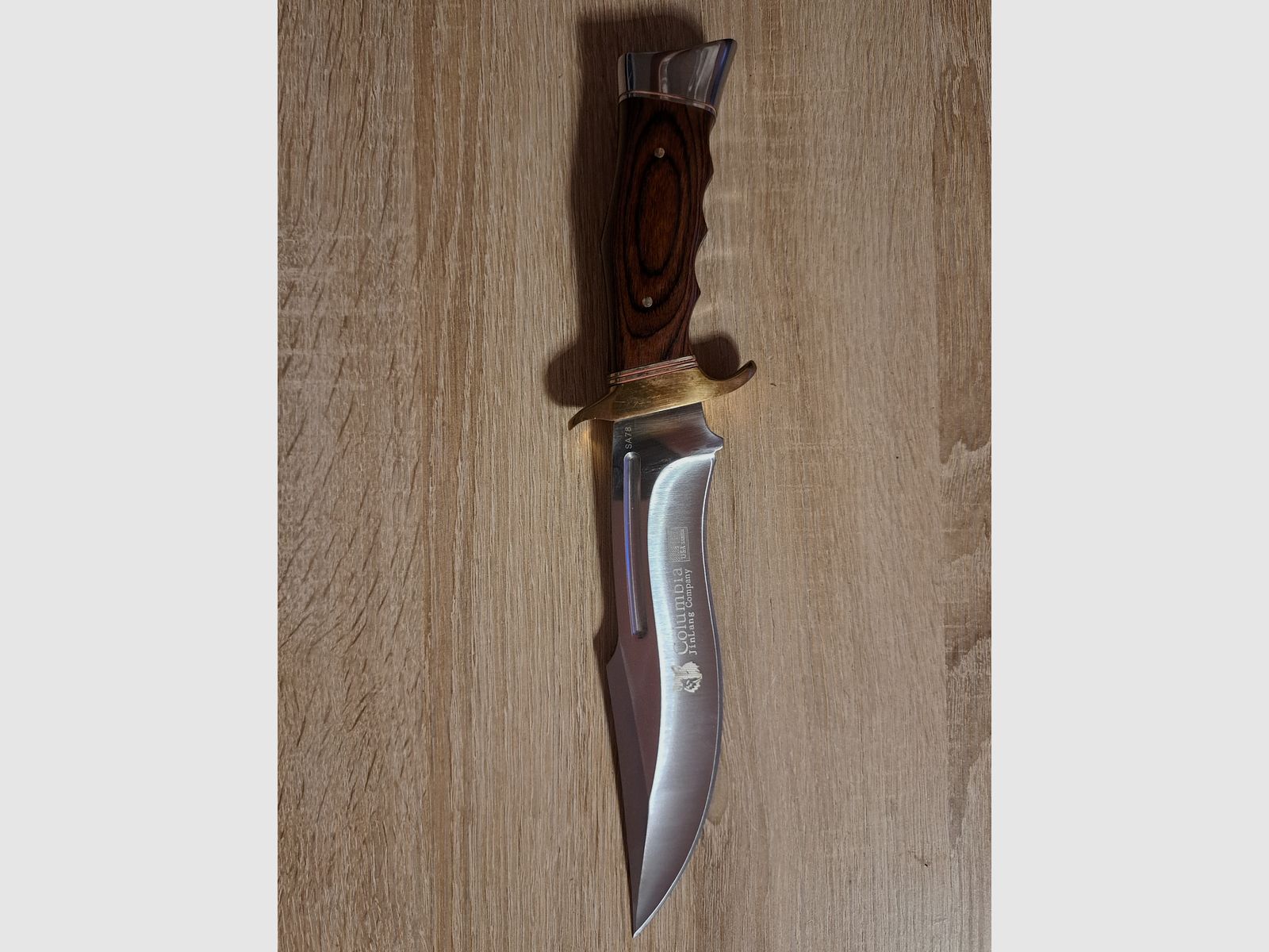 Columbia coltelli da caccia / coltelli Bowie con manico in legno