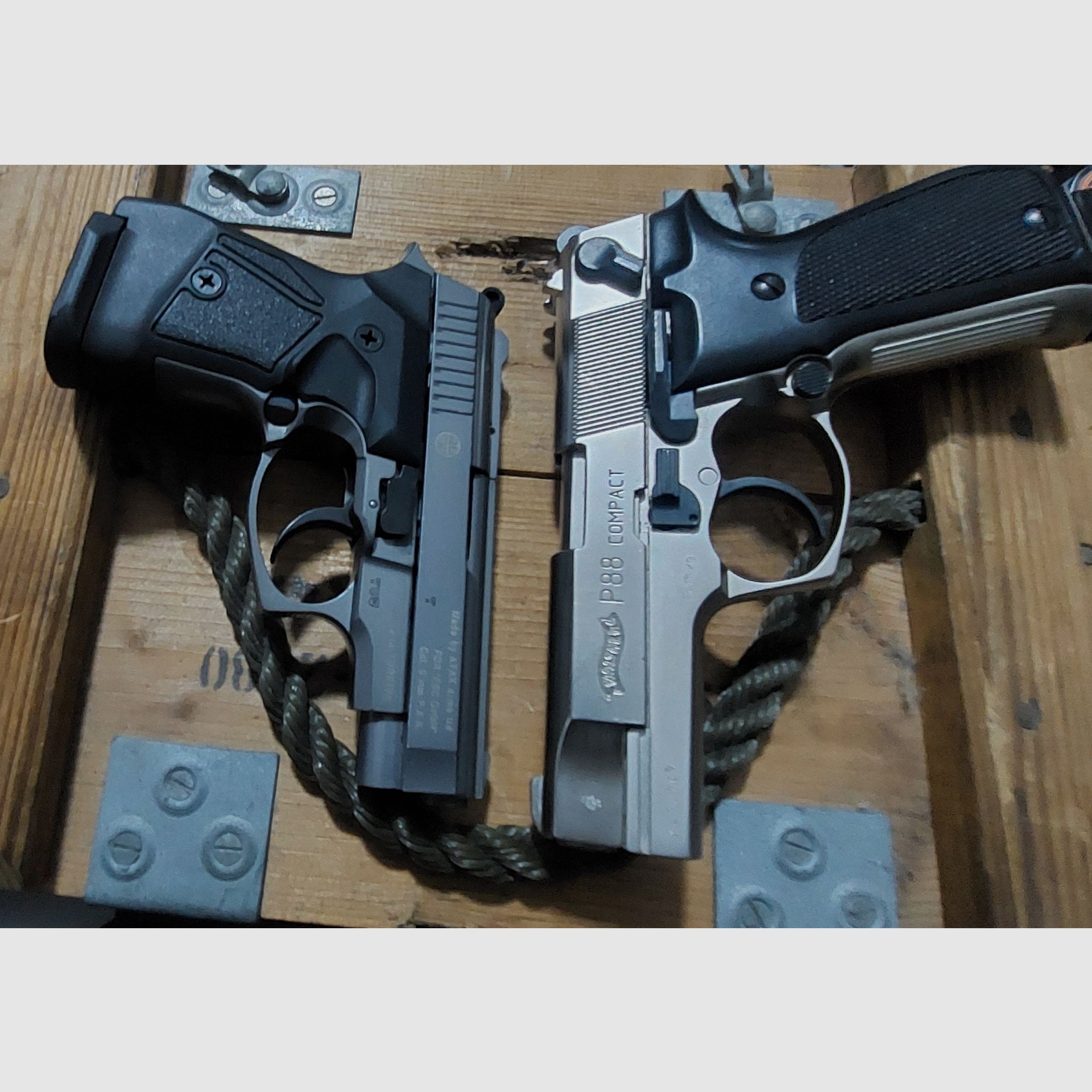 WALTHER P88 y ZORAKI 914 9 mm Schreckschuss no Walther Glock HW94 Colt