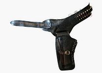 Western Holster Linkshänder mit 24 Deko Patronen