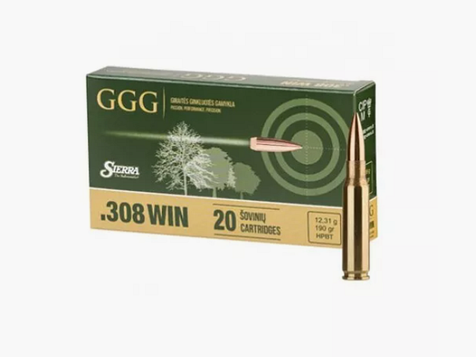 Amunicja 308 WIN GGG 12,31 g HPBT GPx17
