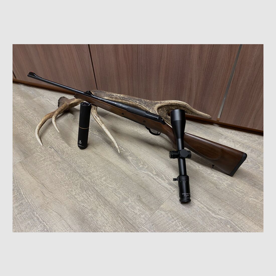 Haenel Jaeger 10, with GPO Spectra 5x 3-15x56 & Stalon X108