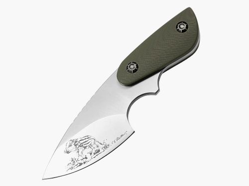 PUMA IP wild boar piglet, G10 green, Neck-Knife