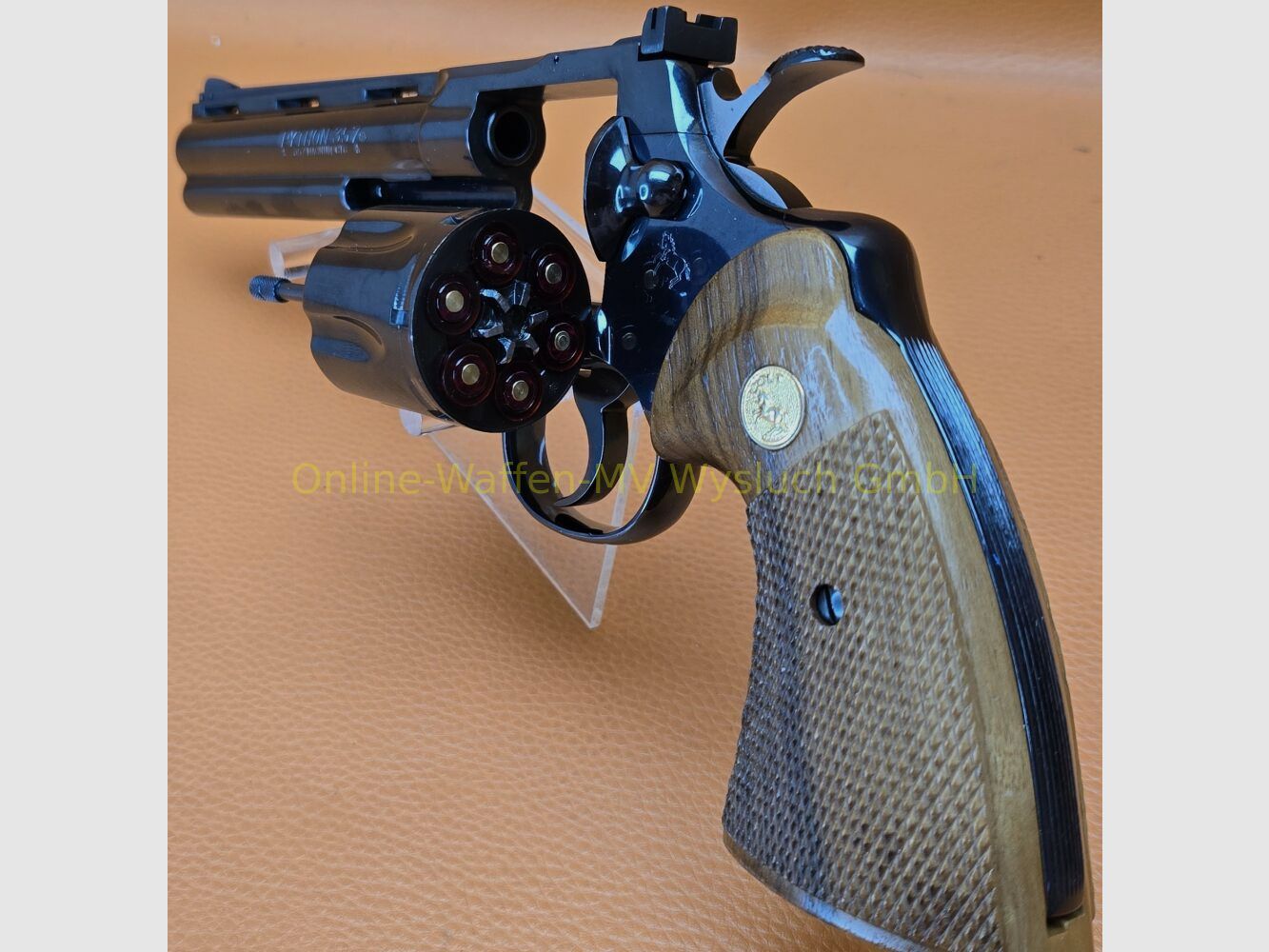 Colt Python 6″ in "Royal blue" Baujahr 1980